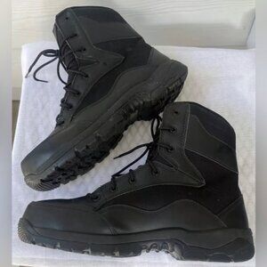 Interceptor Tactical Men's Boots Black Steel Toe Slip and Oil Resistant Size 13